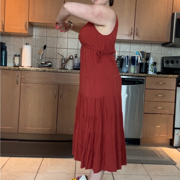 Max Studio Rust Red Dress - Picture 3 of 6